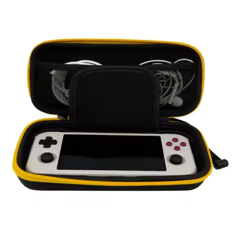 Game Console Storage Bag Hard Shell Console Organizers Scratch-proof Shock-proof with Inner Pocket f