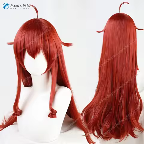 Anime Eris Boreas Greyrat Cosplay Wig Red Cruly Long Wigs Heat Resistant Synthetic Hair Anime Cospla