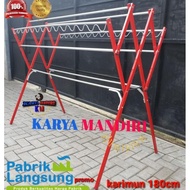 TERMURAH - Jemuran Lipat / Jemuran Baju Aluminium / Rak Handuk Warna