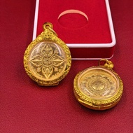 2025新款泰国佛牌四面金色版复古托尼贾吊坠精致百搭古风特色挂件项链20250817