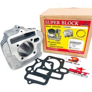 BLOCK + PAKING SET CAST IRON BRT SUPRA FIT REVO GRAND WIN C100 LEGEND ASTREA 53.40 MM