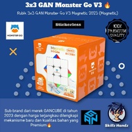 Rubik 3x3 GAN Monster Go V3 Magnetic (Stickerless) Rubik Magnet