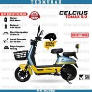 SUPER PROMO!!! Sepeda Listrik E-Bike TOMAX 5.0 - Bonus HELM