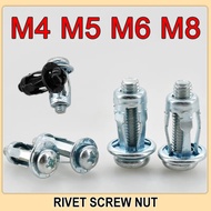M4 M5 M6 M8 Expansion Clamp Petal Rivet Lock Jack Nut Bolt Hollow Wall Iron Riveter Fixed License Pl