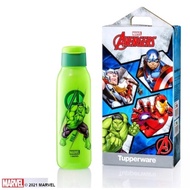 Tupperware Eco Water Bottle 750ml / Avengers &amp; Artz Hulk Green - 1pc