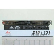 Equalizer DBX 215 DUAL BAND 15band STEREO Graphic EQUALIZER