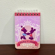 [Authentic] Disney Mickey & Minnie A7 Ring Memo Notebook