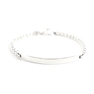 Mint condition ★ TIFFANY&Co. Tiffany Venetian Link ID Bracelet AG925 Silver Accessory Weight 21.5g M