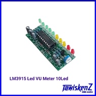 Led VU Meter Mono ic LM3915 led vu music 10LED PCB double layer