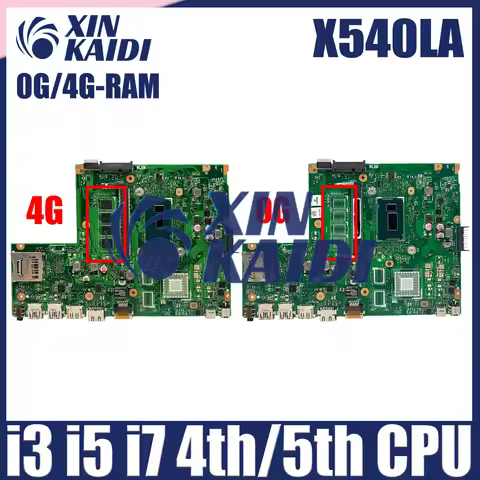 For ASUS A540L Mainboard X540LJ Latest Generation CPU i3 i5 i7 100% tested