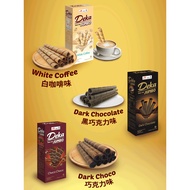 Indonesia Imported Red White Rabbit Deka Brand Chocolate Filling Wafer Burrito White Coffee Black Ch
