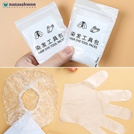 NANASALONNN 4pcs/bag Disposable Hair Styling Set Set for Perming Dyeing Hair Tools Shower Cap Ear Ti