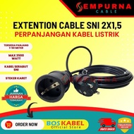 2x1.5 SNI Extension Electrical Cable Perfect 3500 Watt