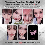 (ISI 6 PCS) Photocard IVE IVE - PC Premium 2 Sisi Kartu Kpop Merch Unofficial REI ZOOM
