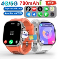 New DT Ultra 3 4G 5G Call Smart Watch Men Support SIM card WIFI Camera 800mAh SmartWatch App store N