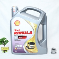 Shell Rimula R4 Plus SAE 15W-40 5 Liter Api CI-4/CH-4 Oli Mobil Mesin Diesel Pelumas Synthetic Dynam