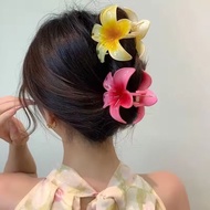POMOMO - HR1 PREMIUM Frangipani Flower Hair Clip Korean Hair Clip/