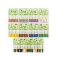 6 pieces/pack dental root canal pulp K file stainless steel manual root canal K file