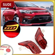 【Ready Stock】 2pcs Car LED Rear Bumper Reflector Light Fit for Toyota Vios 2016-2018