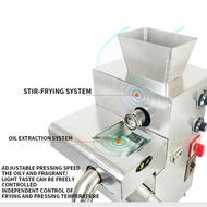 New Squeezing and frying all-in-one machine QX-FD3062 Small commercial peanut arugula seed oil and o