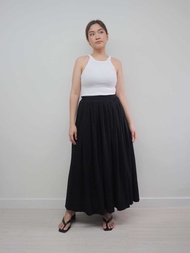 Nikocia [Rowan] Maxi Flowy Linen Skirt