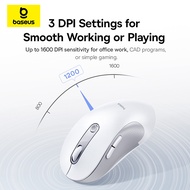 Baseus F02 Ergonomic Wireless Mouse Bluetooth 5.3 Silent Click Rechargeable Portable Office Mouse fo
