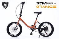 Sepeda City Bike 20 inch Xavior Pym Minion.RB 7 Speed ORANGE