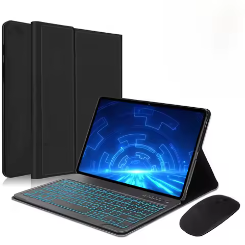 For Lenovo Idea Tab Pro Case 12.7 Inch 2025 TB373FU With Keyboard Detachable Backlit Keyboard Case F