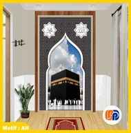 STIKER DEKORASI DINDING MUSHOLLA/MIHRAB BAHAN VINYL PREMIUM TAHAN AIR