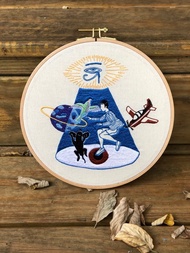 松果體-客製化刺繡21X21cm