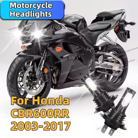 Motorcycle H7 12000lm White CSP LED Bulbs Headlight For Honda CBR600RR 2003-2017 2008 2009 2010 2011