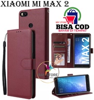 XIAOMI MI MAX 2 FLIP LEATHER CASE PREMIUM-FLIP WALLET CASE KULIT UNTUK XIAOMI MI MAX 2 - CASING DOMPET-FLIP COVER LEATHER-SARUNG BUKU HP