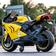 Children Children Electric Motorcycle with Auxiliary Wheel Male Female Baby Battery Tricycle Childre