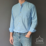 เสื้อเชิ้ตชายคอจีน เสื้อเชิ้ตชาย เสื้อเชิ้ตคอจีน เสื้อผู้ชายคอจีน เสื้อคอจีน คอจีน แขนยาว ผ้า oxford