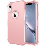 IPhone XS MAX Case, iPhone XR กรณีโทรศัพท์,หรูหรา 3 in 1 ไฮบริดหนักกันกระแทกป้องกันรอยขีดข่วนเต็มร่างกายนุ่มกันชนป้องกันโทรศัพท์ปกคลุมสำหรับ Apple iPhone XS MAX/iPhone XR ！