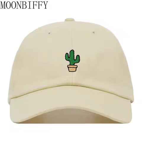 Autumn Cactus Embroidery Baseball Cap Fashion Couple Hat Summer Breathable Sports Caps Outdoor Dad H