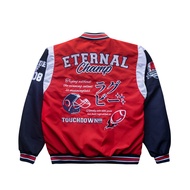 Miscast Varsity Jaket Vintage Eternal Red