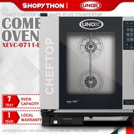UNOX CHEFTOP MIND.MAPS 7 GN1/1 PLUS Countertop XEVC-0711-EPRM (11kW) Combi Oven Smart Baking Cooking Commercial Kitchen
