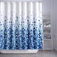 ARICHOMY Shower Curtain Polyester Farmhouse Shower Curtain Set Bathroom Fabric Fall Curtains Waterpr