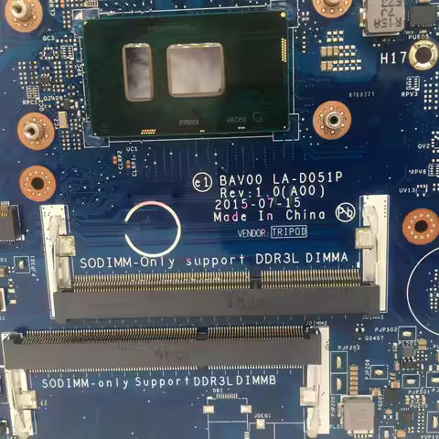 LA-D051P MainBoard For Dell inspiron 15 5557 14 5457 Laptop Motherboard With i5-6200U i7-6500U CPU G