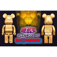 【幸運鵝】MEDICOM TOY 遊戲王 怪獸之決鬥 千年積木BE@RBRICK 庫柏力克熊 ( 電鍍、發光) 400%