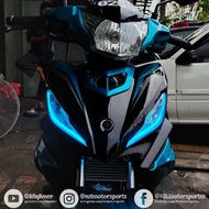 LED MATA GABAN SIGNAL LED CABLE WT SIGNAL MATA GABAN 30CM LC135 Y15ZR RS150 YAMAHA HONDA