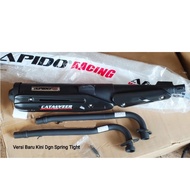 YAMAHA SRL115 SRL115FI LAGENDA115 LAGENDA115FI STANDARD RACING EXHAUST 2 IN 1 SET - APIDO RACING