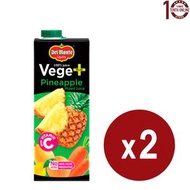 地捫 菠蘿蔬果汁 100% 果汁，含維他命C，不添加糖、色素及防腐劑 Del Monte Vege Plus + Pineapple Mixed Juice (紙包裝) 2x750毫升