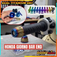 TITANIUM GR5 HONDA GIORNO BAR END PERFECT FIT (PAIR)