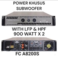 Power Amplifier Firstclass FC A8200S 2×900Watt Class AB