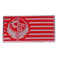 "Radiation Fallout" Game Series Metal Brooch Meets Logo Badge Radiation Shelter Beep Boy
