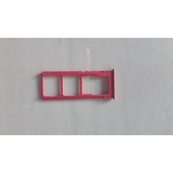 MERAH Sim tray sim lock red original oppo a3s