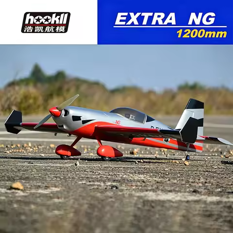 HOOKLL Model 6CH EXTRA NG 1210mm 30E Entry-Level Propeller Model Aircraft 3D Aerobatic Training Airc