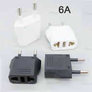 Universal US To EU Plug USA To Euro Europe Travel Wall AC Power Charger Outlet Adapter Converter 2 R